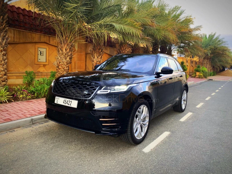 Black Land Rover Range Rover Velar R Dynamic 2020 for rent in Dubai 5